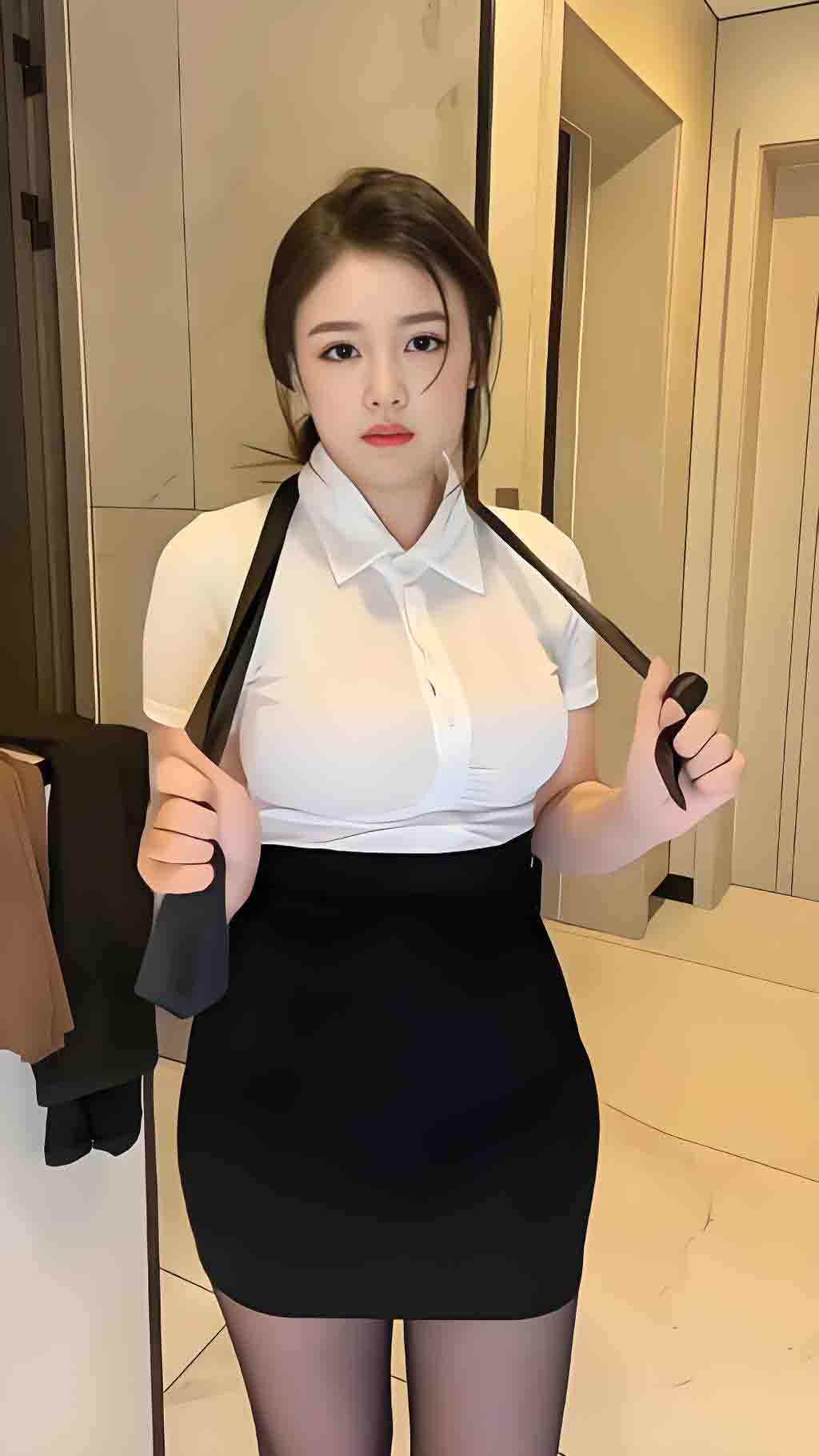 一个模糊的人形侧影站在巨大的齿轮与发条装置前，背景是流动的抽象数据光影